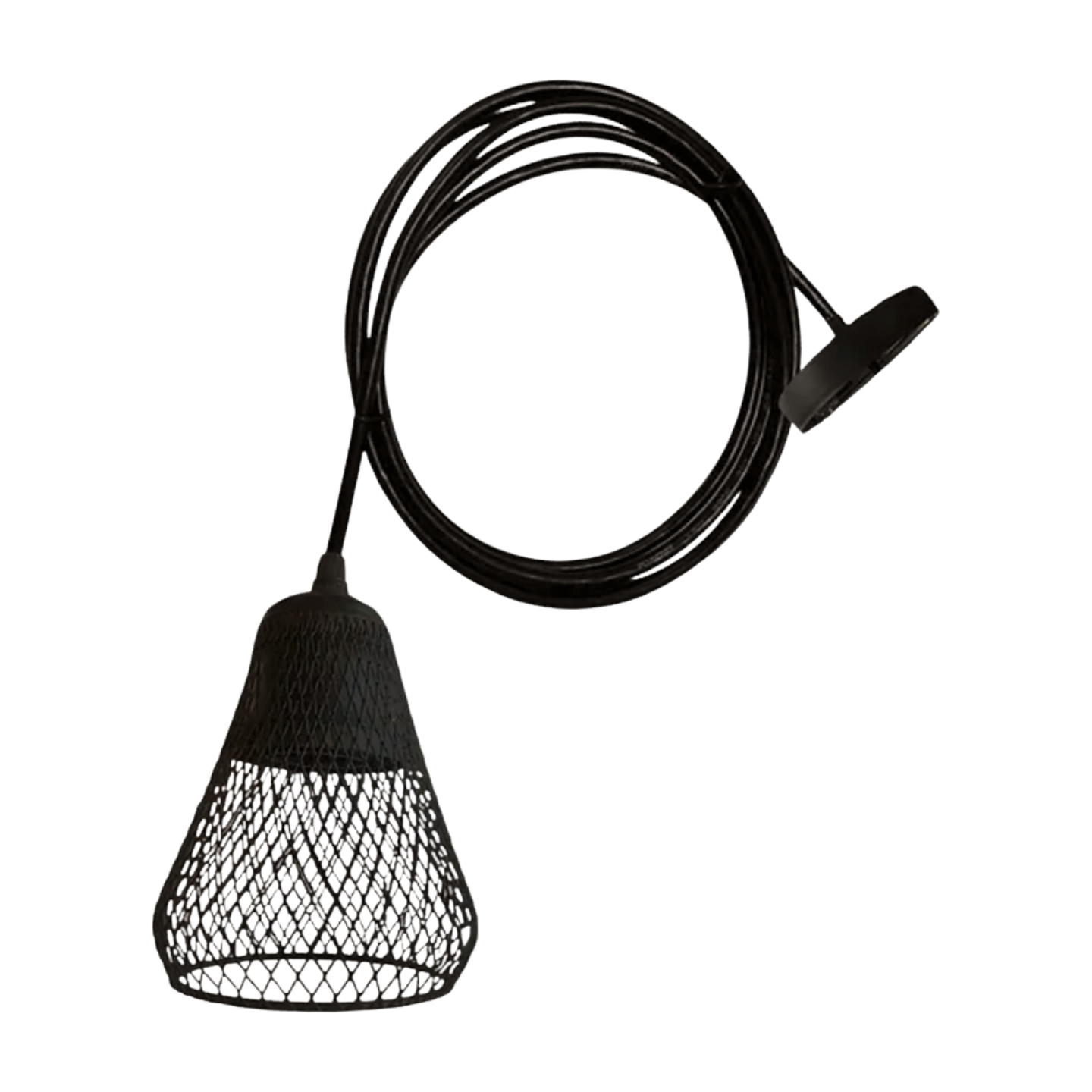 Pendente Cage Preto Retro Estilo Industri...