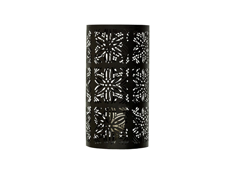 Abajur Flora Preto Taschibra E27 Metal Bi...