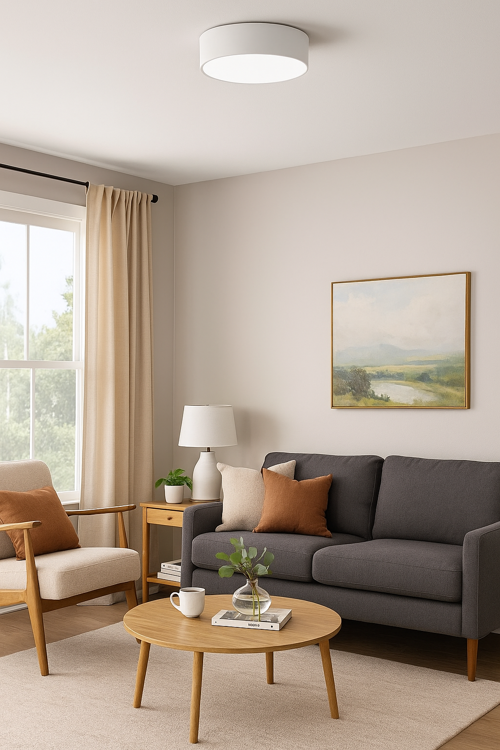 PLAFON TASCHIBRA RING 4XE27 BRANCO