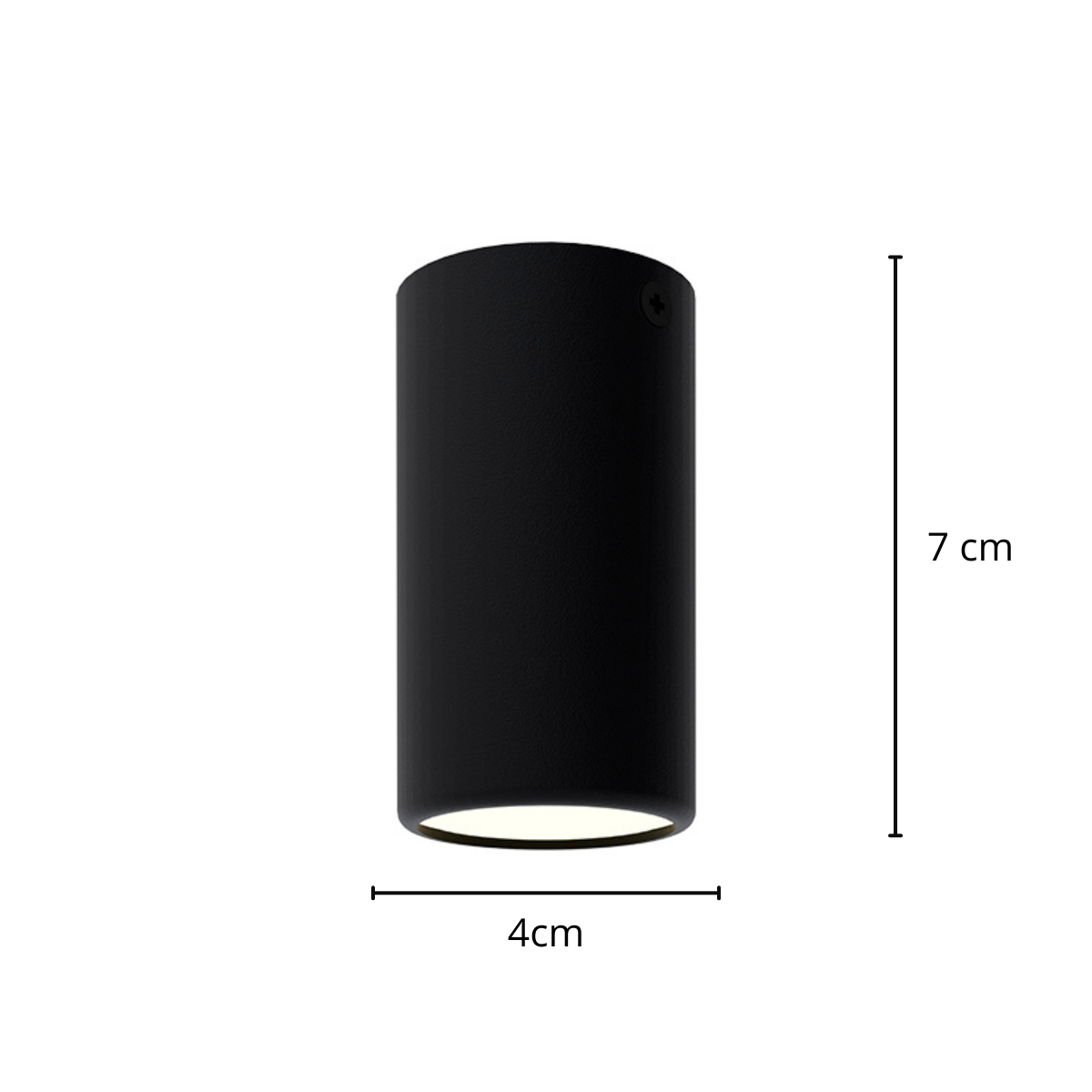 Plafon Cannon Preto Mr11 