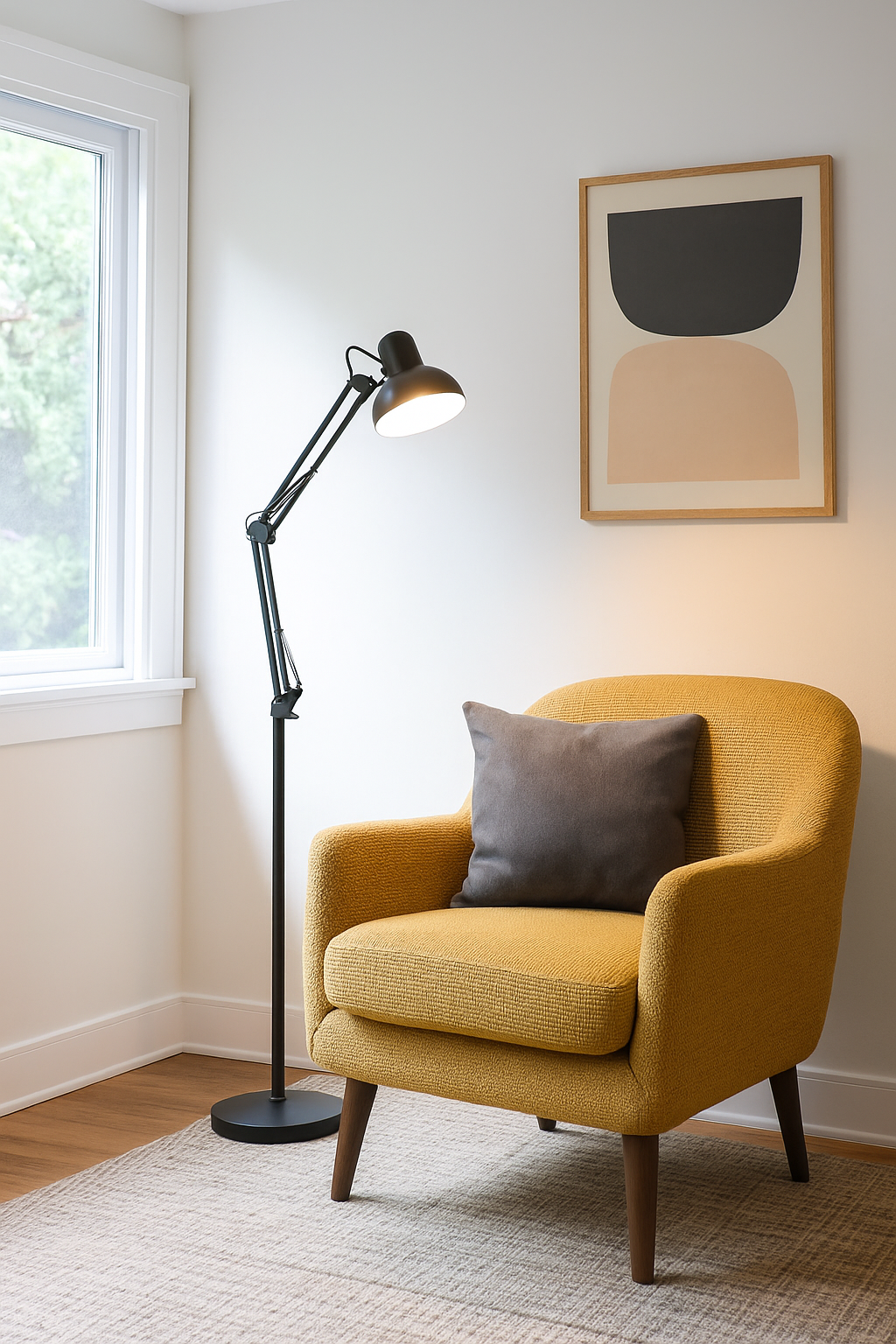 Luminária De Chão 1xe27 Office Lamp