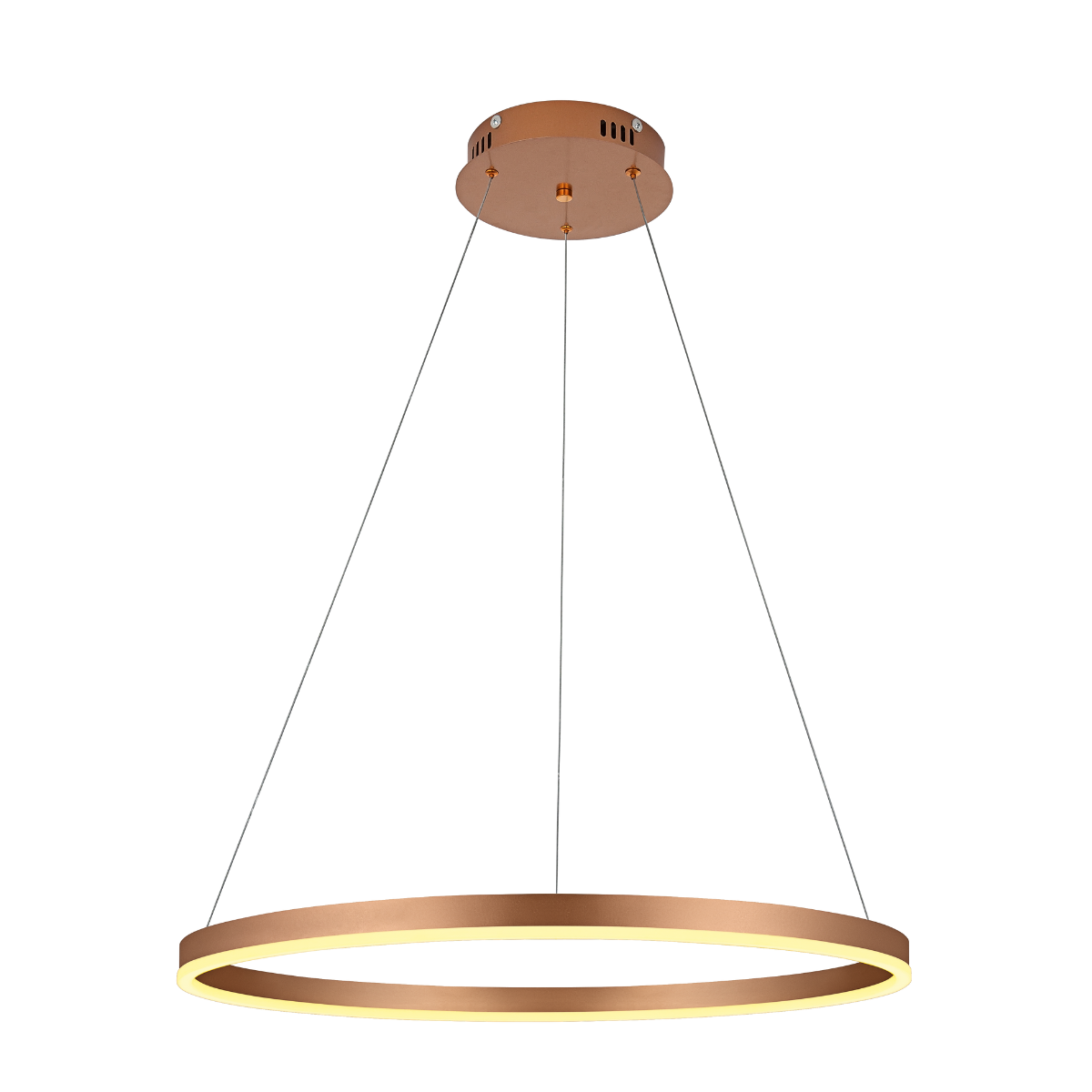 Pendente Cosmos 60 Cobre Aro de Led